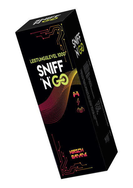 Sniff-N-Go | Kirsch Banane 10 Gramm, Energy, Geschmacks-Boosts zum Schnuppern